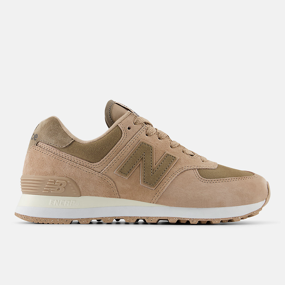 New Balance 574 Shoes Flat Taupe with Mushroom and Sea Salt